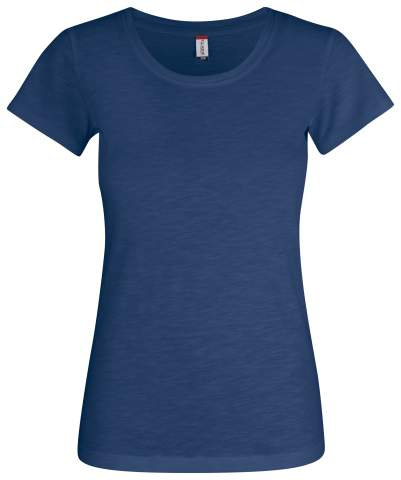 Slub-T Women, blue melange - Clique (1)