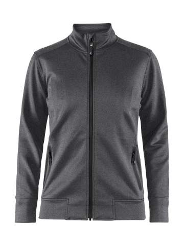 Noble Zip Jacket W, Darkgrey melange - Craft (1)