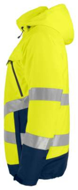 6441 PADDED FUNCTIONAL JACKET EN ISO 20471 CLASS 3, Yellow/Navy – ProJob (4)