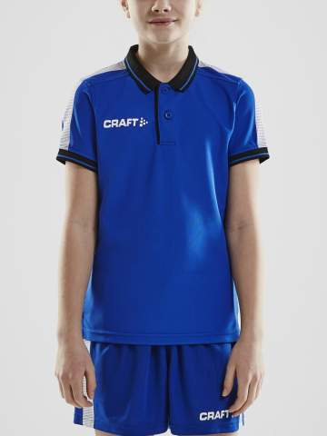 Pro Control Poloshirt Jr, Club Cobolt/Black - Craft (1)