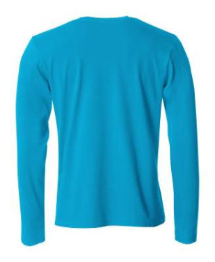 Basic-T L/S, turquoise - Clique (2)
