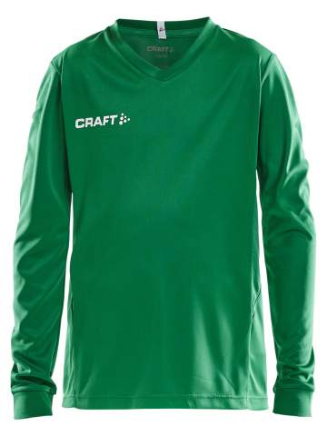 Squad Go Jersey Solid LS Jr, Team Green - Craft (1)