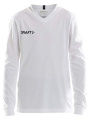 Squad Go Jersey Solid LS Jr, White