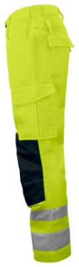 6532 WAISTPANTS EN ISO 20471 CLASS 2, Yellow/Black - ProJob (4)