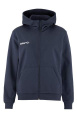 Community 2.0 Logo FZ Hoodie W, Navy