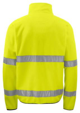 6327 FLEECE JACKET EN ISO 20471 CLASS 3, Yellow/Black – ProJob (2)