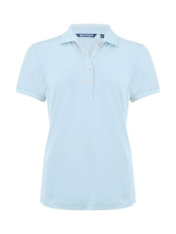 Virtue Polo Solid Women, Heaven Blue - Cutter & Buck (1)