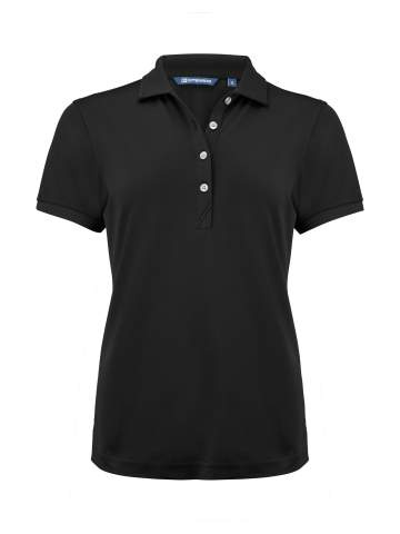 Virtue Polo Solid Women, Black - Cutter & Buck (1)
