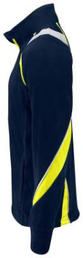 2328 MICROFLEECE JACKET, Navy/Yellow – ProJob (3)