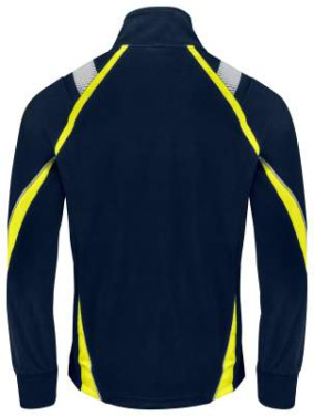 2328 MICROFLEECE JACKET, Navy/Yellow – ProJob (4)