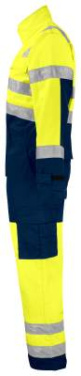 6203 COVERALL EN ISO 20471 CLASS 3, Yellow/Navy – ProJob (3)
