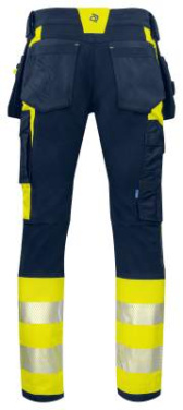 6540 WAISTPANT EN ISO 20471 CLASS 1, Yellow/Navy - ProJob (4)