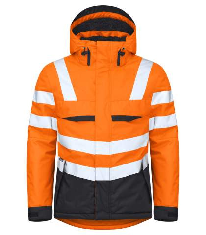 6425 FUNCTIONAL JACKET, PADDED EN ISO 20471 CLASS 3, Orange/Black - ProJob (1)