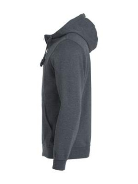Basic Hoody Full Zip, anthracite melange – Clique (3)