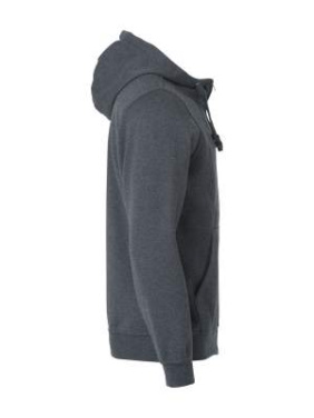 Basic Hoody Full Zip, anthracite melange – Clique (4)
