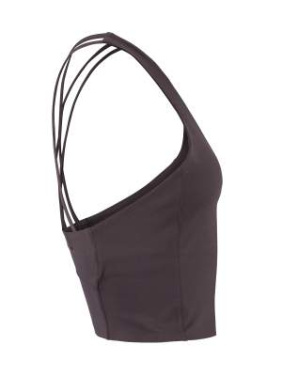 Collective Cropped Singlet W, Dk Plum - Craft (4)