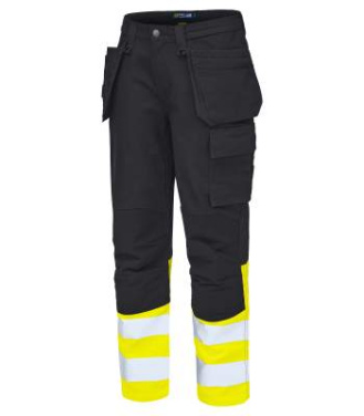 6560 WAISTPANT EN ISO 20471 CLASS 1, Yellow/black - ProJob (4)