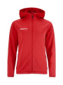 Evolve 2.0 Brushed Hood Jacket W, Bright red