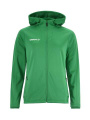 Evolve 2.0 Brushed Hood Jacket W, Team Green