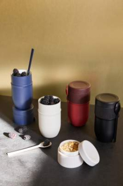 Ted thermal yoghurt mug with spoon – Sagaform (4)
