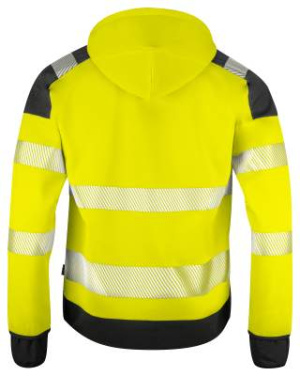 6110 HOOD JACKET EN ISO 20471 CLASS 3/2, Yellow/Black – ProJob (3)