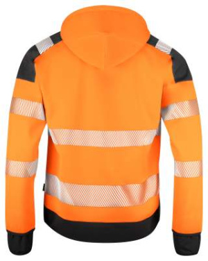 6110 HOOD JACKET EN ISO 20471 CLASS 3/2, Orange/Black – ProJob (3)