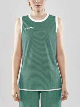 Progress Reversible Basket Singlet W, Team Green/White - Craft (2)