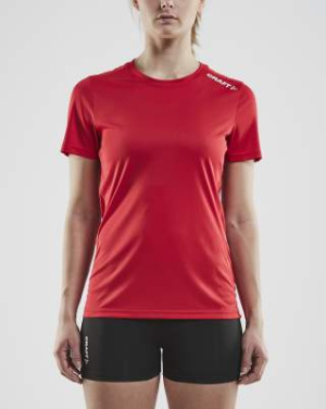 Rush SS Tee W, Bright Red - Craft (2)