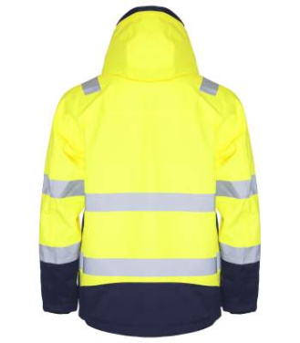 6455 SHELLJACKET EN ISO 20471 CLASS 3, Yellow/Navy – ProJob (3)