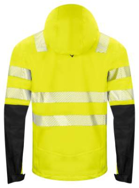 6416 SHELLJACKET EN ISO 20471 CLASS 3/2, Yellow/Black – ProJob (2)