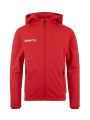 Evolve 2.0 Brushed Hood Jacket JR, Bright red