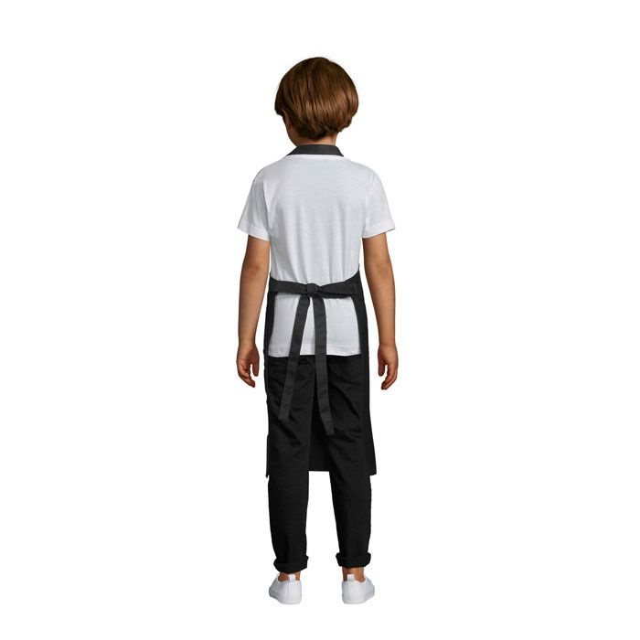 GALA KIDS APRON WITH POCKET, Black, M, product image (1)