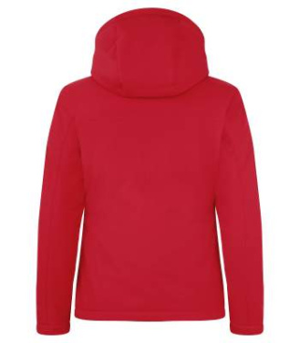 Padded Hoody Softshell Women, Red - Clique (2)