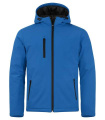 Padded Hoody Softshell, Royalblue