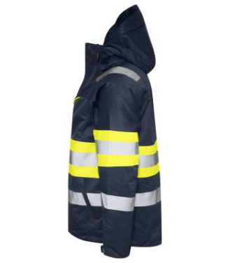 6454 FUNCTIONAL JACKET EN ISO 20471 CLASS 1, Yellow/Navy – ProJob (3)