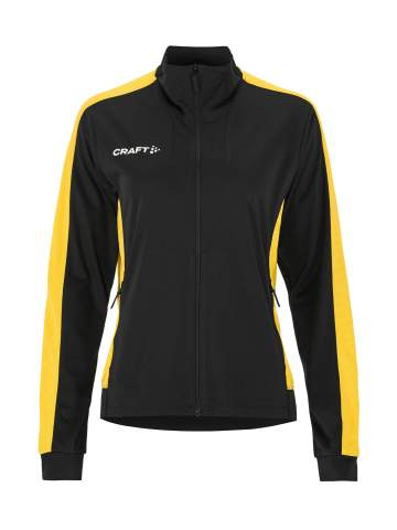 Evolve 2.0 Contrast Full Zip Jacket W, Black/Sweden yellow - Craft (1)