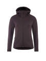 ADV Explore Power fleece Hood Jkt W, Dk Plum