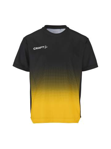 Evolve 2.0 Structured Graphic Jersey Jr, Black/Sweden Yellow - Craft (1)