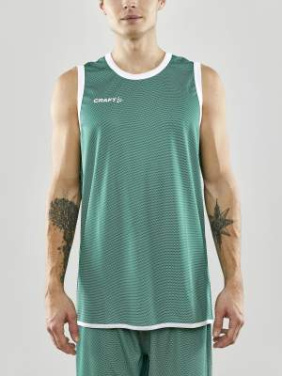 Progress Reversible Basket Singlet M, Team Green/White - Craft (3)