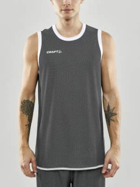 Progress Reversible Basket Singlet M, Black/White - Craft (3)