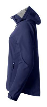 Basic Hoody Softshell Ladies, dark navy – Clique (3)
