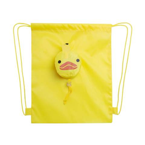 Foldable Drawstring Bag Kissa, YELLOW – Makito