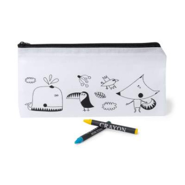 Pencil Case Skinga, WHITE – Makito (4)