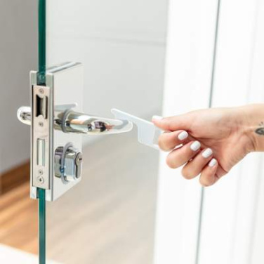 Antibacterial Keyring Anticontact Riken, WHITE – Makito (3)
