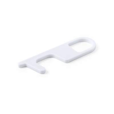 Antibacterial Keyring Anticontact Riken, WHITE – Makito (4)