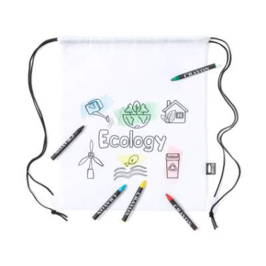 Drawstring Bag Balard, WHITE – Makito (4)