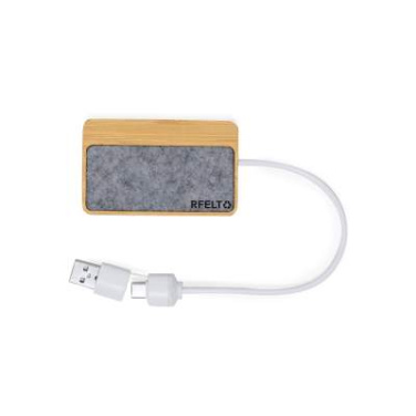 USB Hub Barney, GREY – Makito (4)