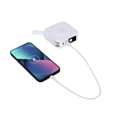 Multifunction Travel Adapter Joks, WHITE – Makito (3)