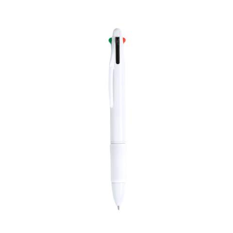 Multicolored Pen Clessin, WHITE – Makito