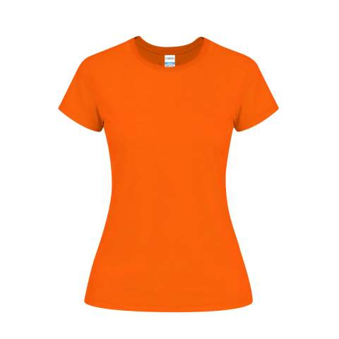 Women Colour T-Shirt Seiyo, ORANGE – Makito
